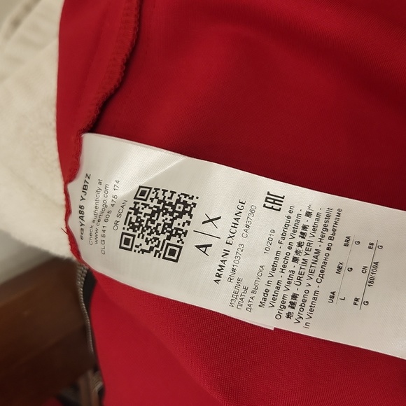 Nwt Armani exchange red dress - Picture 7 of 7